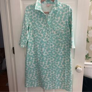 Persifor Winpenny Shirt Dress Spandex Comfort Travel Resort Size Large Cabana